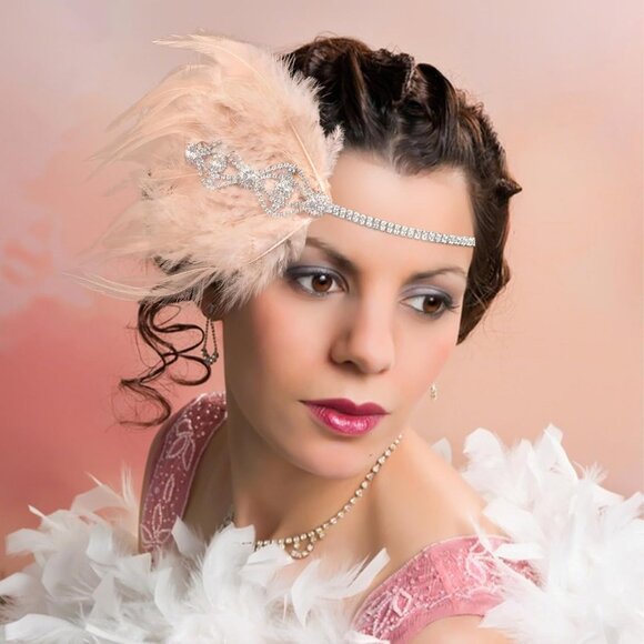 Flapper Feather Headband main image 6